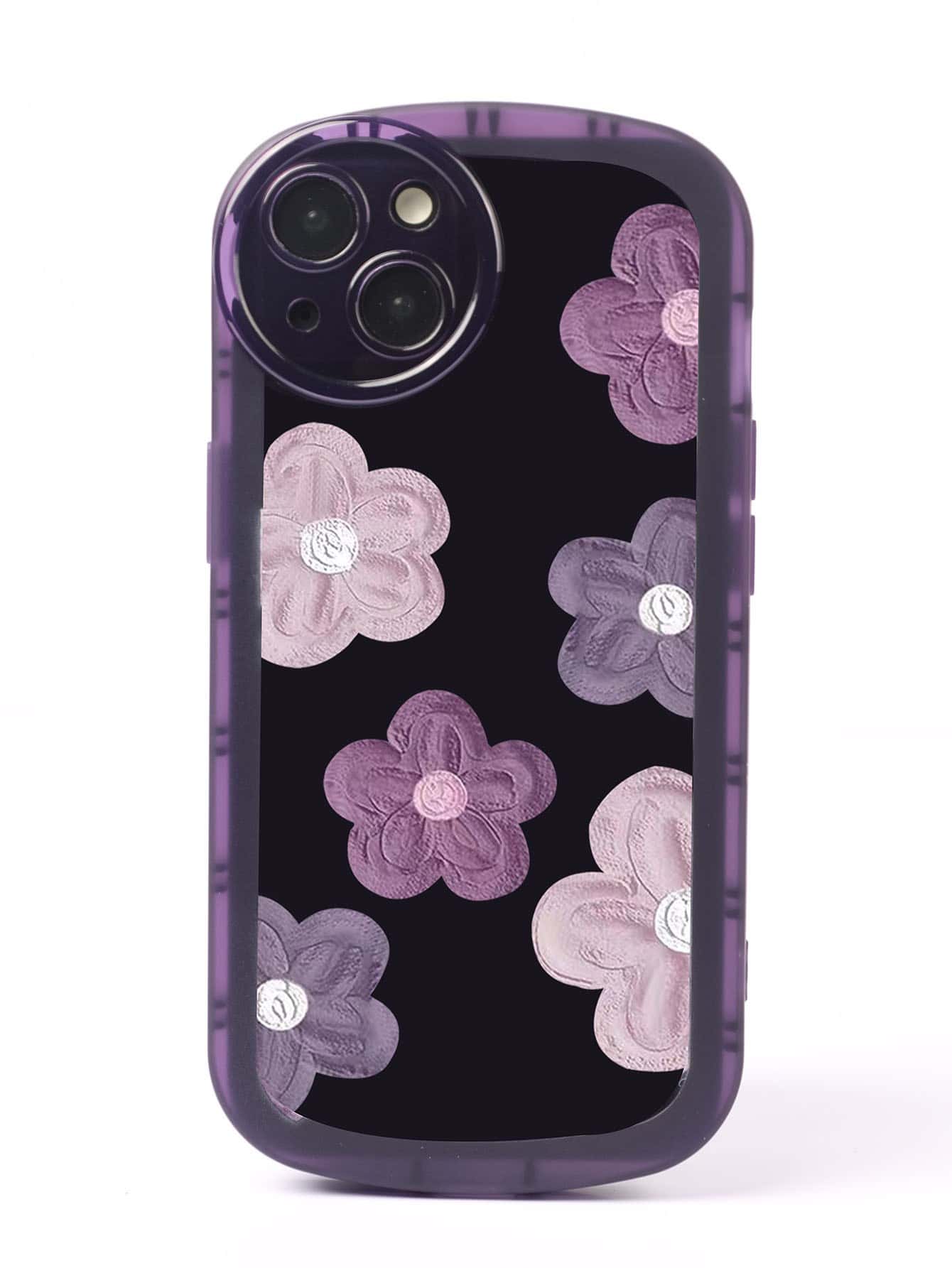 Floral Pattern Phone Case - Multicolor - View 1