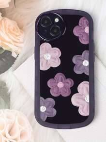 Floral Pattern Phone Case - Multicolor - View 3