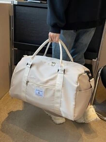 女士旅行包 必备健身包，具有干湿分离功能，大容量手提单肩包，适合休闲剪裁、旅行和住院 假日行李包 周末包 旅行箱过夜包 行李袋 行李袋 随身携带包 大学包 行李袋 周末包 医院包 冬季学校包 学校配件 学校用品 - 卡其色 - 查看 1