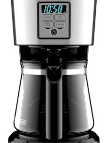 Cafetera Programable Digital 12 tzas B+D Con Filtro Permanente - Negro - Ver 5