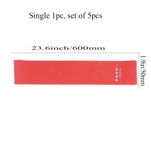 健身彈性彈力帶 - 藍色 - 查看 5