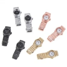 1:12 Scale Miniature Watch Multiple Colour for Dollhouse Decor Mini Furniture Toy Accessories - Rose Gold - View 7