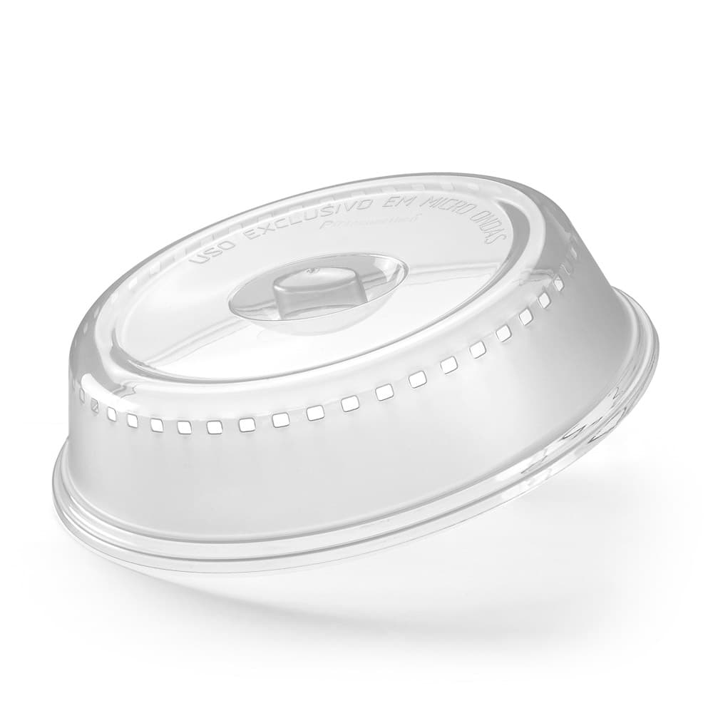 Tampa Para Microondas - Tampa Protetora Alimento Plástico livre de Bpa (não tóxico) - 26x7cm Plasnorthon