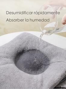 Toalla de Baño para Bebé,con Diseño de Elefante Gato Perro Animado, de Secado Rápido y Suave para Niños - Gris - Ver 4