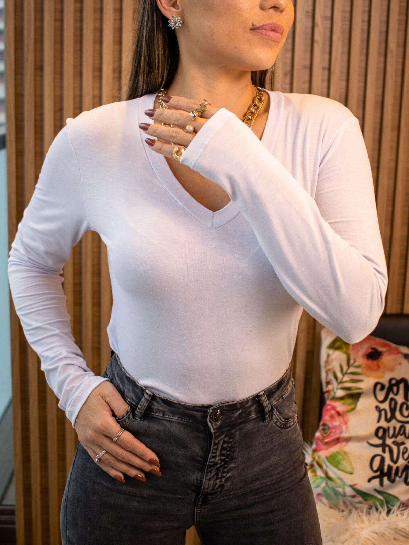 Women T-Shirts - 白色 - 查看 1