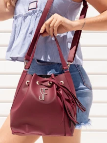 NỮ Túi đeo vai , Màu Đỏ Sâu Cái túi , Cái túi , & Năm mới Lý tưởng Qủa tặng - Màu Đỏ Sâu - Xem 1