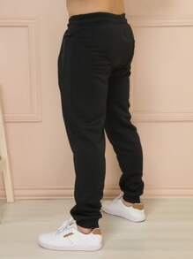 Men Sweatpants - 黑色 - 查看 7