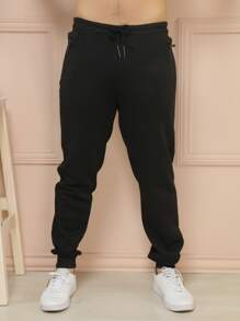 Men Sweatpants - 黑色 - 查看 6