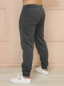 Men Sweatpants - Gris Oscuro - Ver 7