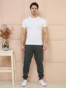 Men Sweatpants - Gris Oscuro - Ver 3