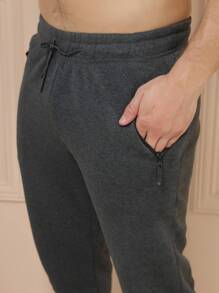 Men Sweatpants - Gris Oscuro - Ver 4