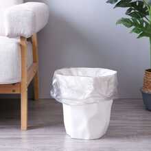 1 Miếng Creative Tròn Thùng rác Đối với Nhà  Phòng bếp Không Nắp , Phòng khách Hoặc Phòng tắm Thùng rác - trắng - Xem 3