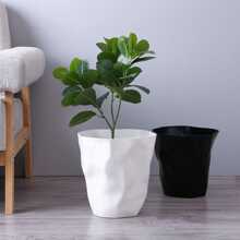 1 Miếng Creative Tròn Thùng rác Đối với Nhà  Phòng bếp Không Nắp , Phòng khách Hoặc Phòng tắm Thùng rác - trắng - Xem 4