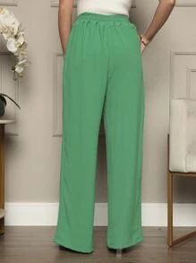 Women Pants - Màu xanh lá cây đậm - Xem 4