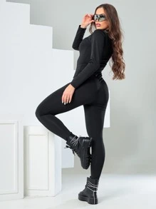 Women Jumpsuits - 黑色 - 查看 1