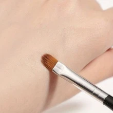 1 Đầu Tròn Móng Tay Nghệ Thuật Bàn Chải Tự Làm Dụng Cụ Làm Móng Tay Nhựa Nhòe Bàn Chải, Bút Vẽ Móng Tay Gel Móng Tay Bàn Chải - màu đen - Xem 2