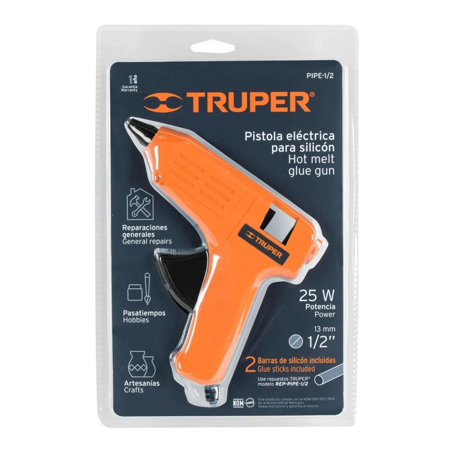 Pistola Eléctrica de Silicón Truper - Naranja - Ver 1