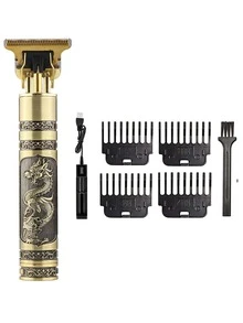 2 pz Rasuradora Trimmer de Dragon "DragoTrim: La Llama de la Perfección" - Negro - Ver 2