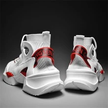 Calçados de meia respirável Primavera/Verão 2024 para homens e mulheres, tênis esportivos casuais de casal com veludo, sapatos modernos