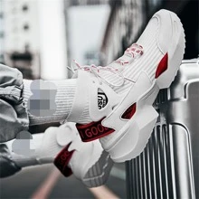Calçados de meia respirável Primavera/Verão 2024 para homens e mulheres, tênis esportivos casuais de casal com veludo, sapatos modernos