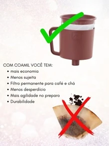 Bộ lọc cà phê vĩnh cửu - Rỉ Nâu - Xem 2