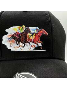 Paquete de 5 pzs de gorra con diseño de Caballos con Jinetes - Multicolor - Ver 3