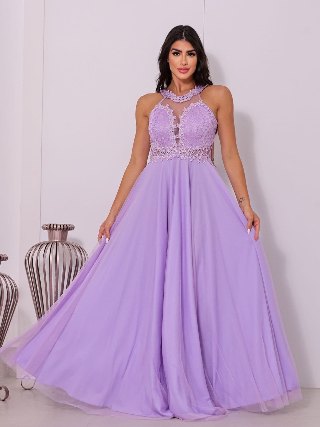 Grife Velasco Women Party Dresses - Lilac Purple - View 1