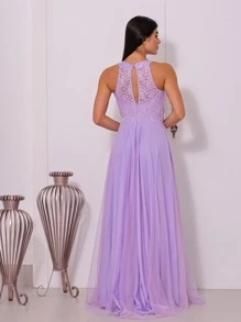 Grife Velasco Women Party Dresses - Lilac Purple - View 2