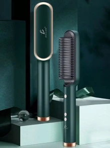 Peine Cepillo Secador Alisador SIN DAÑO Profesional Portátil para Alisar - Multicolor - Ver 2