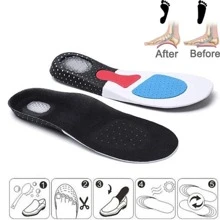 Plantillas de gel de silicona para mujeres - Blanco y Negro - Ver 1