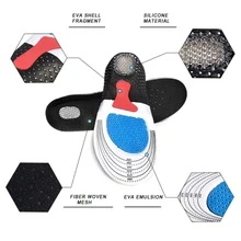 Plantillas de gel de silicona para mujeres - Blanco y Negro - Ver 3