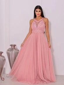 Grife Velasco Women Party Dresses - Rusty Rose - View 1