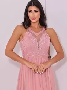 Grife Velasco Women Party Dresses - Rusty Rose - View 4