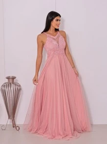 Grife Velasco Women Party Dresses - Rusty Rose - View 5