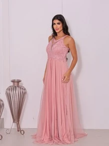 Grife Velasco Women Party Dresses - Rusty Rose - View 6