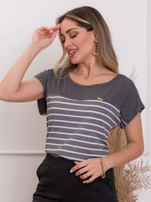 Women T-Shirts - Xám - Xem 4
