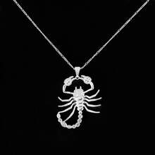 Scorpion Scorpion Pendant 925 Silver + 925 Silver Chain - Silver - View 4