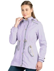 Chamarra Cazadora Para Mujer Julia 401 - Lila Púrpura - Ver 2