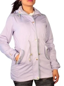 Chamarra Cazadora Para Mujer Julia 401 - Lila Púrpura - Ver 3