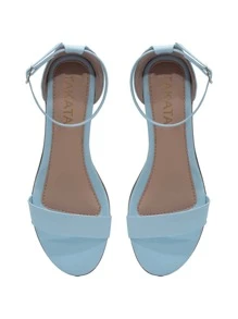 Women Heeled Sandals - Màu xanh nhạt - Xem 3