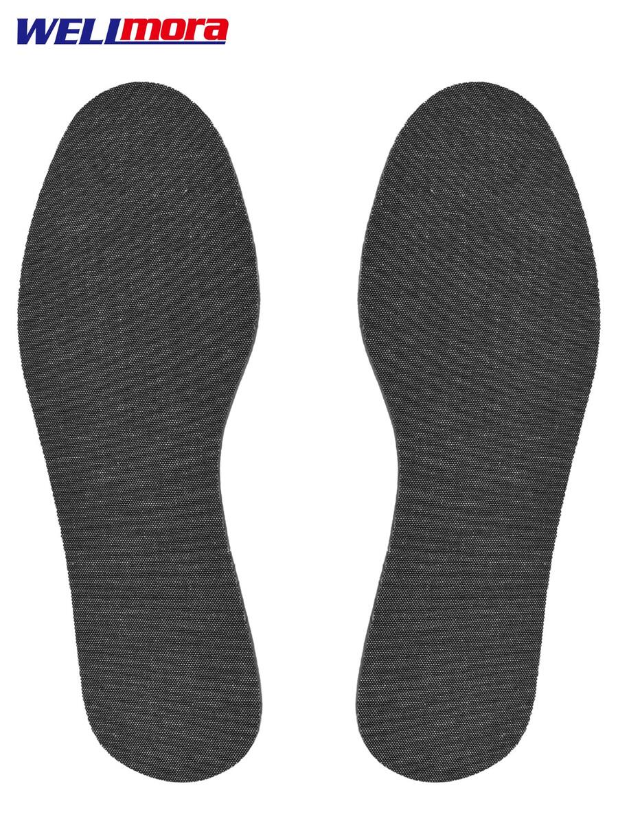 3 Pcs Polyurethane Insoles For Shoe Size 25-36 Comfortable And - Black - View 1