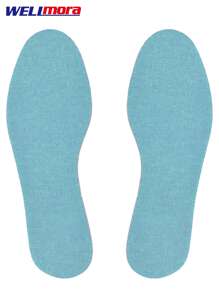 3 Pcs Polyurethane Insoles For Shoe Size 25-36 Comfortable And - Blue - View 1