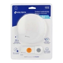 Battery-Powered Wireless Doorbell, 36 Tones, Volteck TIMI-100 46630