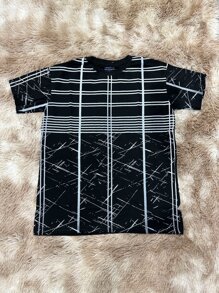 Men T-Shirts - 黑色 - 查看 1