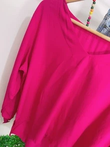 Women Tops - Màu Hồng Tươi - Xem 2