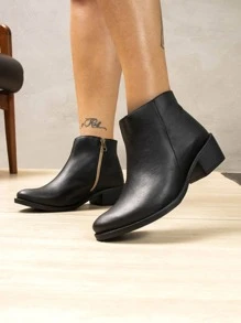 Women Fashion Boots - màu đen - Xem 3