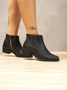 Women Fashion Boots - màu đen - Xem 2