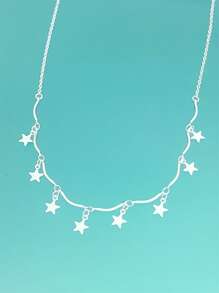 kit  choker e pulseira estrela