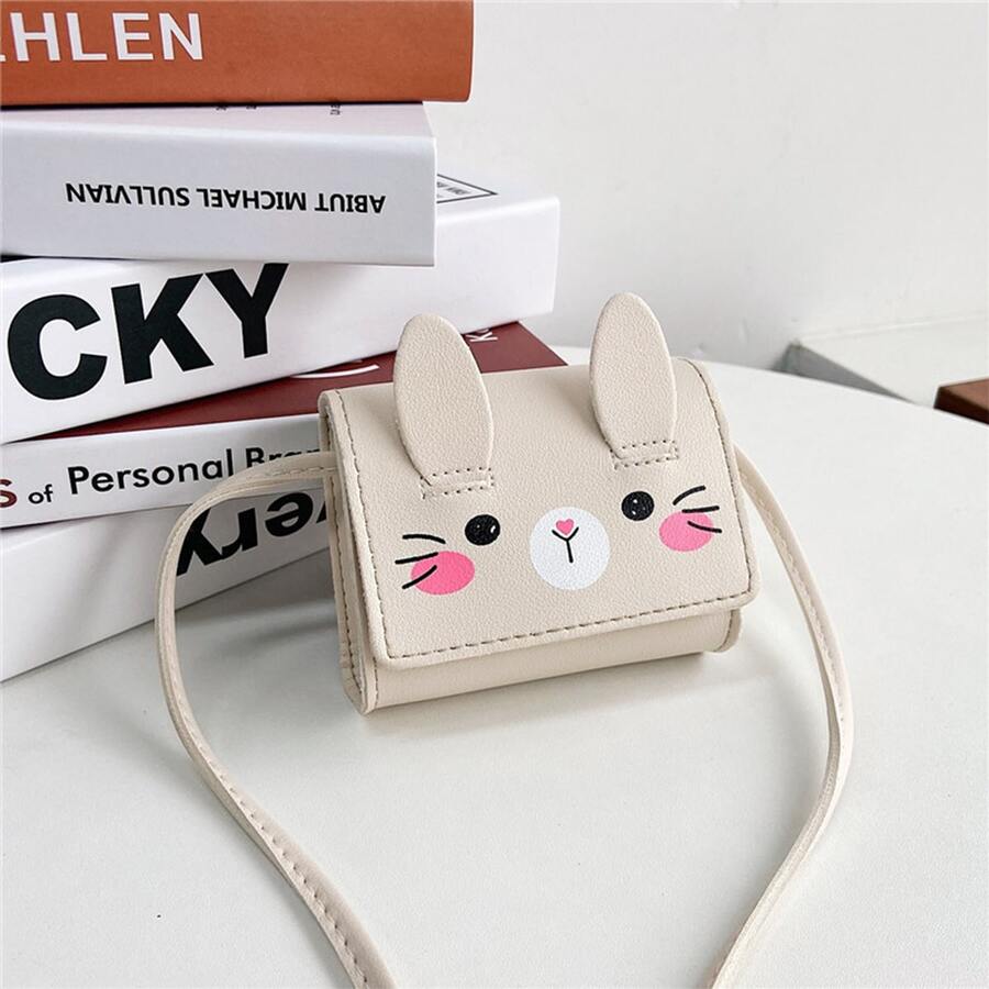 Children's Accessory Bunny Shaped Cute Shoulder Crossbody Bag For Girls - White - View 1