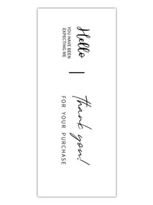 50 Sheets Stickers Adhesive Stickers For Festival Envelopes Card Making Office - White - View 5